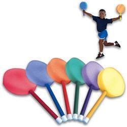 Foam Badminton Paddles - Color My Class (Set of 6)