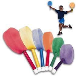 Foam Lollipop Paddles - Color My Class (Set of 6)