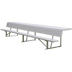 27' Player Bench w/ Shelf