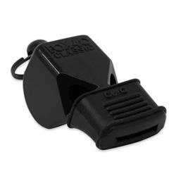Fox 40 Whistle Classic - Black with Mouth Grip