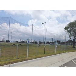 Alumagoal Backstop 21' x 65' 4" Mesh Replacement Net