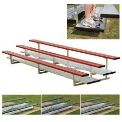 5 Row 15' Powder Coated Pref. Bleachers