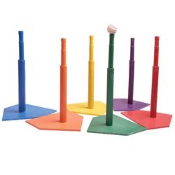 MacGregor®Batting Tees - Color My Class (Set of 6) 1 MacGregor®Batting Tees - Color My Class (Set of 6)