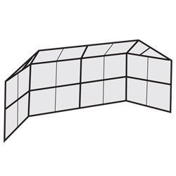Chain Link Backstop-20' w/Hood & Wings
