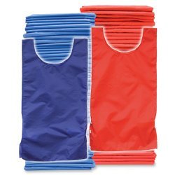 Youth Pinnies (72 Pack) Blue/Red