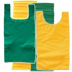 Youth Pinnies (72 Pack) Green/Yellow