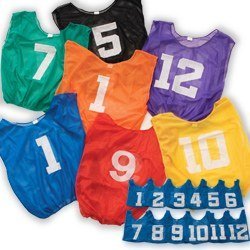 Lightweight Numbered Scrimmage Vest - Adult (Dozen) 1 Lightweight Numbered Scrimmage Vest - Adult (Dozen)