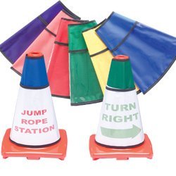 Cone Cover Clear Pockets - Color My Class (Set of 6)