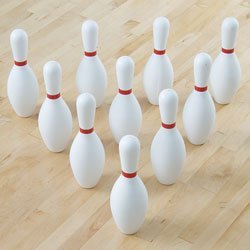 GameCraft Tuff Foam Bowling Pin Set (Set of 10) 1 GameCraft Tuff Foam Bowling Pin Set (Set of 10)