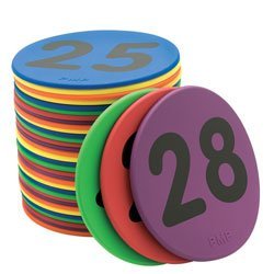 5 in. Numbered Spots (36-Pack)