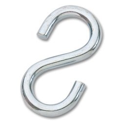 3/8" Galvanized Large S-Hook