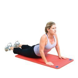 BSN SPORTS Hanging Workout Mat - 72"L x 24"W x 5/8" - Blue