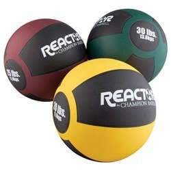 Reactor Rubber Medicine Ball (20 lb - Gold) 1 Reactor Rubber Medicine Ball (20 lb - Gold)