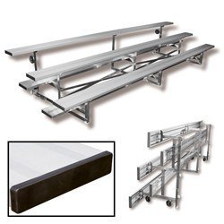 4 Row 15' Tip-N-Roll Bleacher (seats 40)