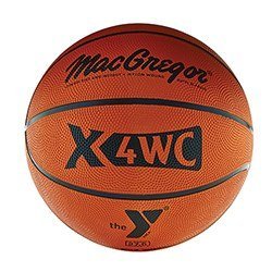 MacGregor®YMCA Rubber Basketball - Junior Size 27.5 in.