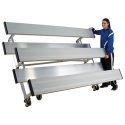 3 Row 8' Tip n' Roll Bleacher (seats 15)