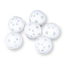 Perforated Plastic Golf Balls (Pack of 6)
