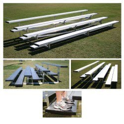 4 Row 7.5' Low Rise Pref. Bleacher 1 4 Row 7.5' Low Rise Pref. Bleacher