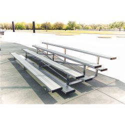 4 Row 15' Low Rise Bleacher