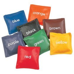 Champion Sports 5 in. Color Bean Bag Set (Set of 8)