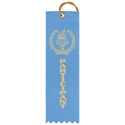 General Award Ribbon - Participant Light Blue (Pack of 50)
