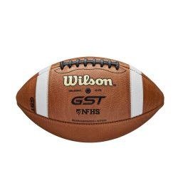 Wilson GST Leather Football - Official NFHS