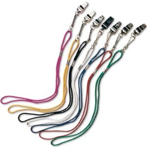 Nylon lanyard with swivel clip, sold by the dozen