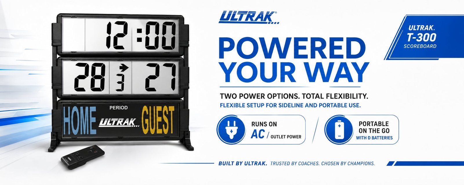 Ultrak T-300 Scoreboard 6 Ultrak T-300 Scoreboard