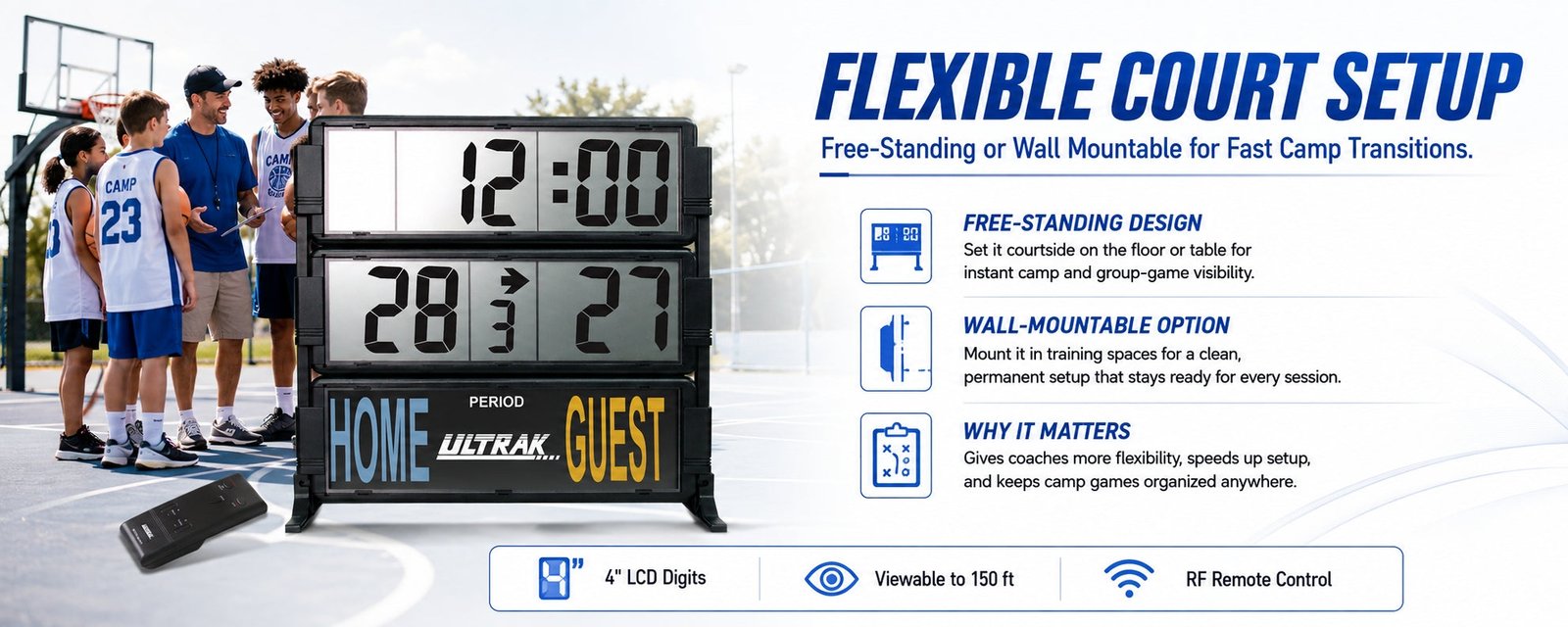 Ultrak T-300 Scoreboard 7 Ultrak T-300 Scoreboard