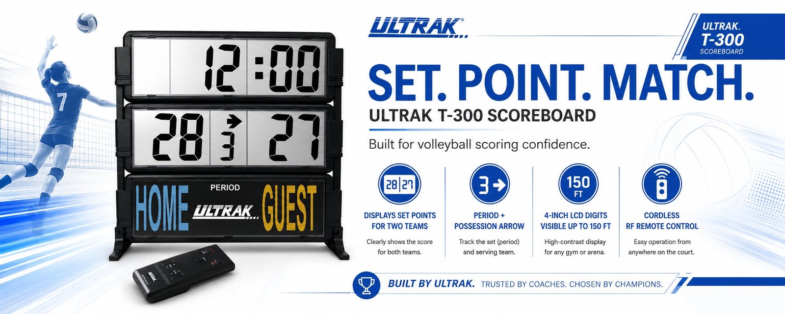 Ultrak T-300 Scoreboard 8 Ultrak T-300 Scoreboard