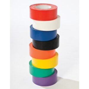 Floor marking tape rolls, 2 in. x 60 yd., shown in the eight available colors