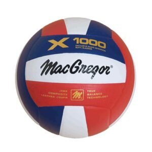 MacGregor X1000 indoor/outdoor volleyball, NFHS approved, navy