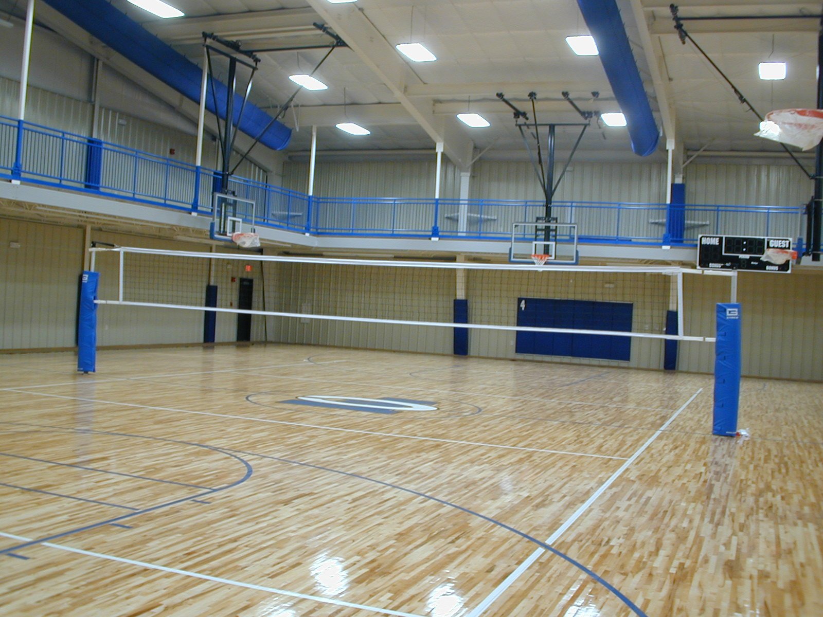 Gared RallyLine Scholastic Aluminum Volleyball System 2 Gared RallyLine Scholastic Aluminum Volleyball System - Image 2