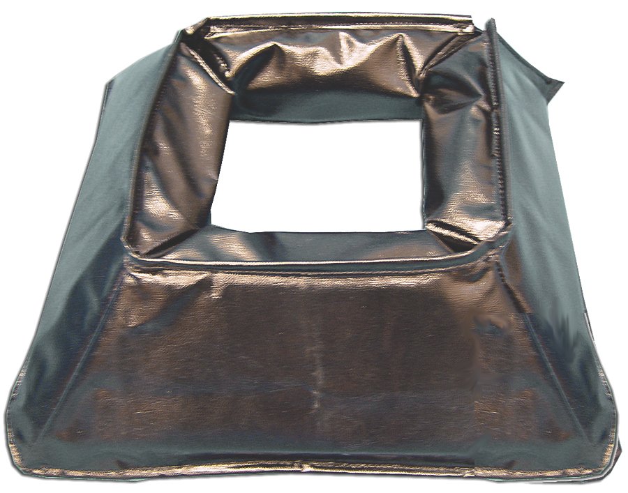Gared Base Post Pad for Surface-Mounted Square Posts 1 Gared Base Post Pad for Surface-Mounted Square Posts