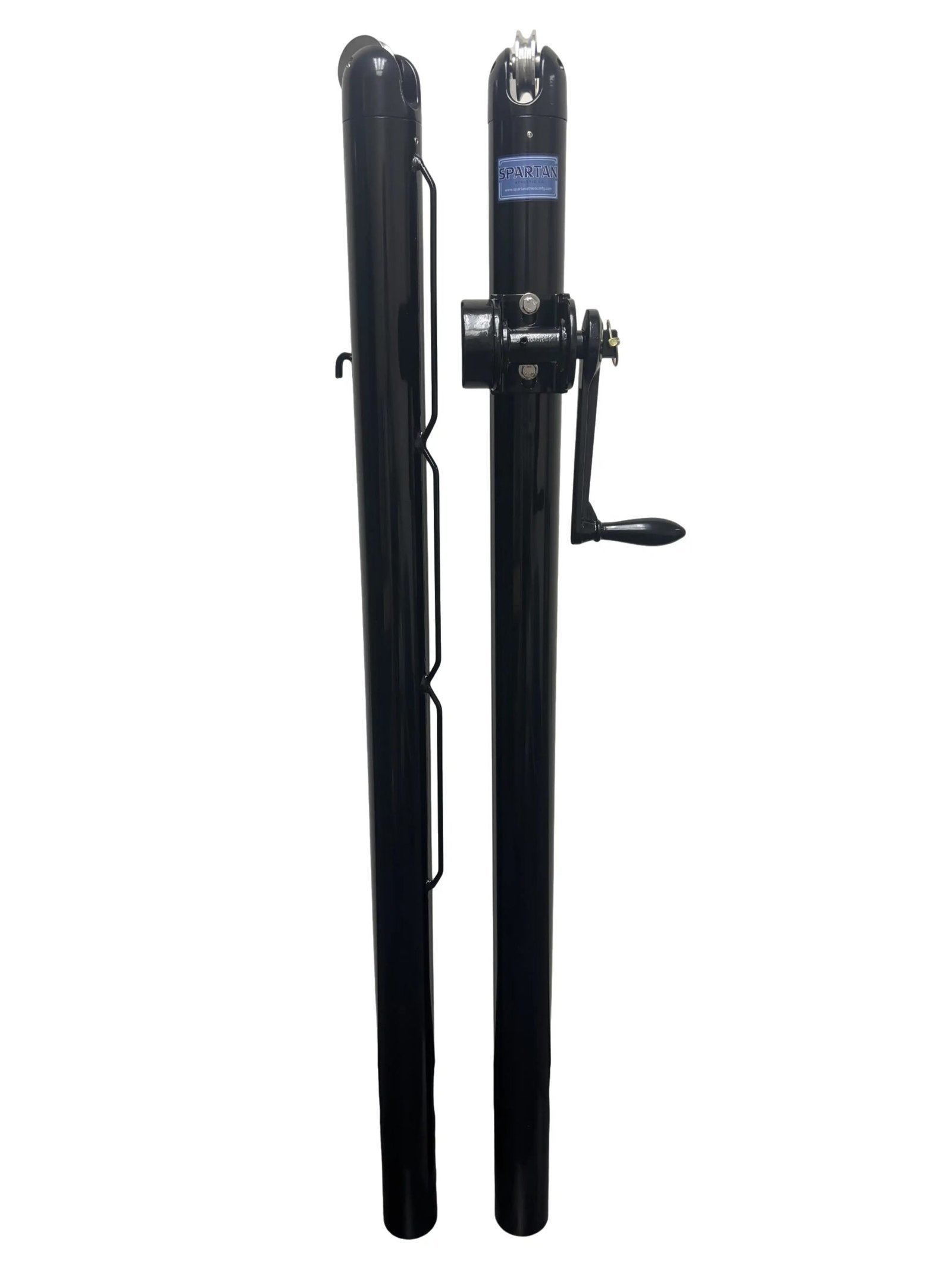Spartan Legacy 2-7/8" Round Pickleball Net Posts with External Winder 3 Spartan Legacy 2-7/8" Round Pickleball Net Posts with External Winder - Image 3