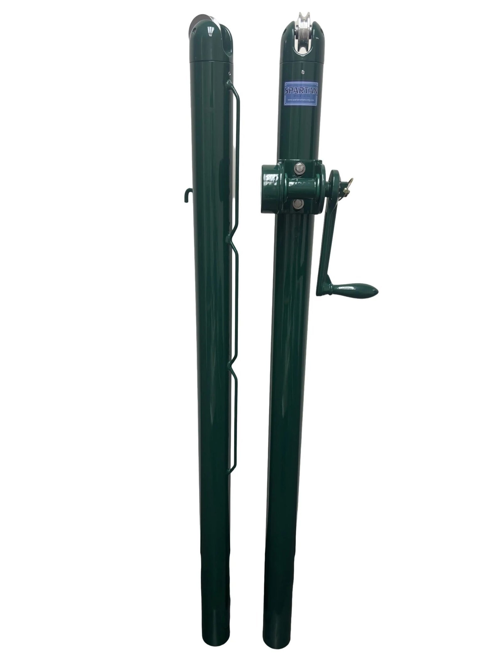 Spartan Legacy 2-7/8" Round Pickleball Net Posts with External Winder 4 Spartan Legacy 2-7/8" Round Pickleball Net Posts with External Winder - Image 4