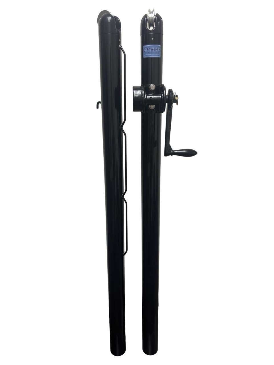 Spartan Titan Pro 2-7/8" Round Pickleball Net Posts with External Winder 3 Spartan Titan Pro 2-7/8" Round Pickleball Net Posts with External Winder - Image 3