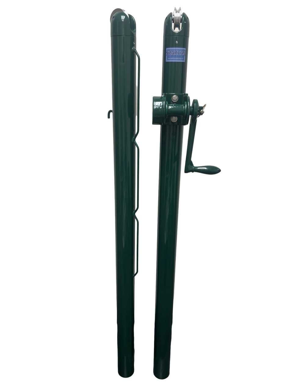 Spartan Titan Pro 2-7/8" Round Pickleball Net Posts with External Winder 4 Spartan Titan Pro 2-7/8" Round Pickleball Net Posts with External Winder - Image 4