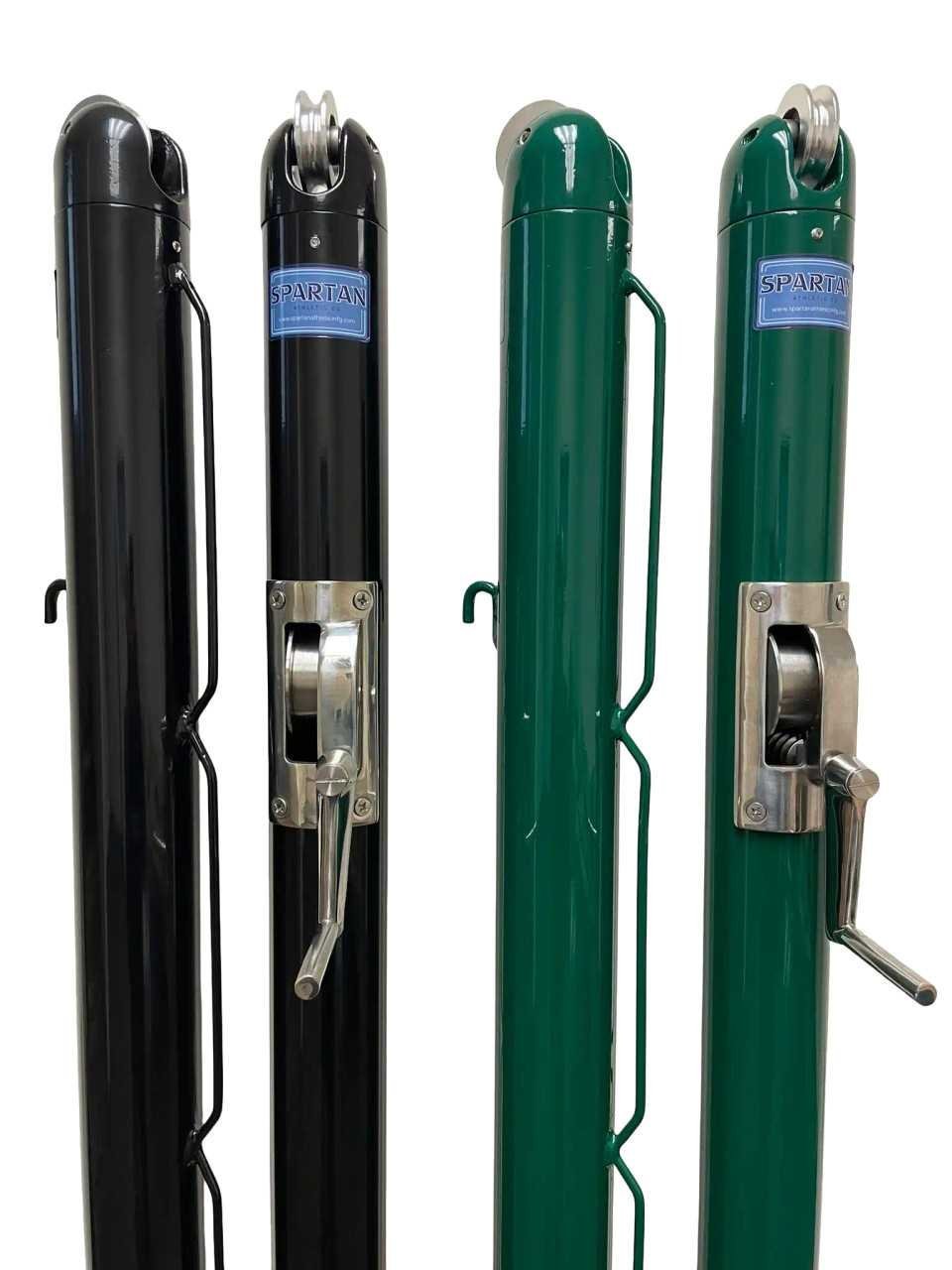 Spartan Titan Pro 2-7/8" Round Pickleball Net Posts with Internal Winder 3 Spartan Titan Pro 2-7/8" Round Pickleball Net Posts with Internal Winder - Image 3
