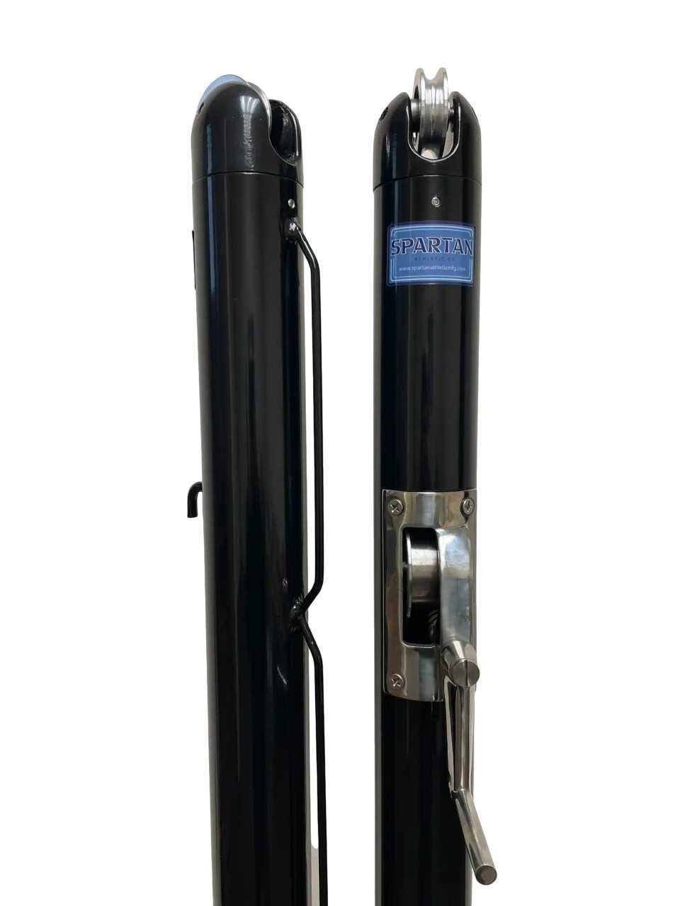 Spartan Titan Pro 2-7/8" Round Pickleball Net Posts with Internal Winder 1 Spartan Titan Pro 2-7/8" Round Pickleball Net Posts with Internal Winder