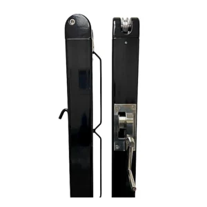 Spartan Titan Pro 3" Square Tennis Net Posts with Internal Winder