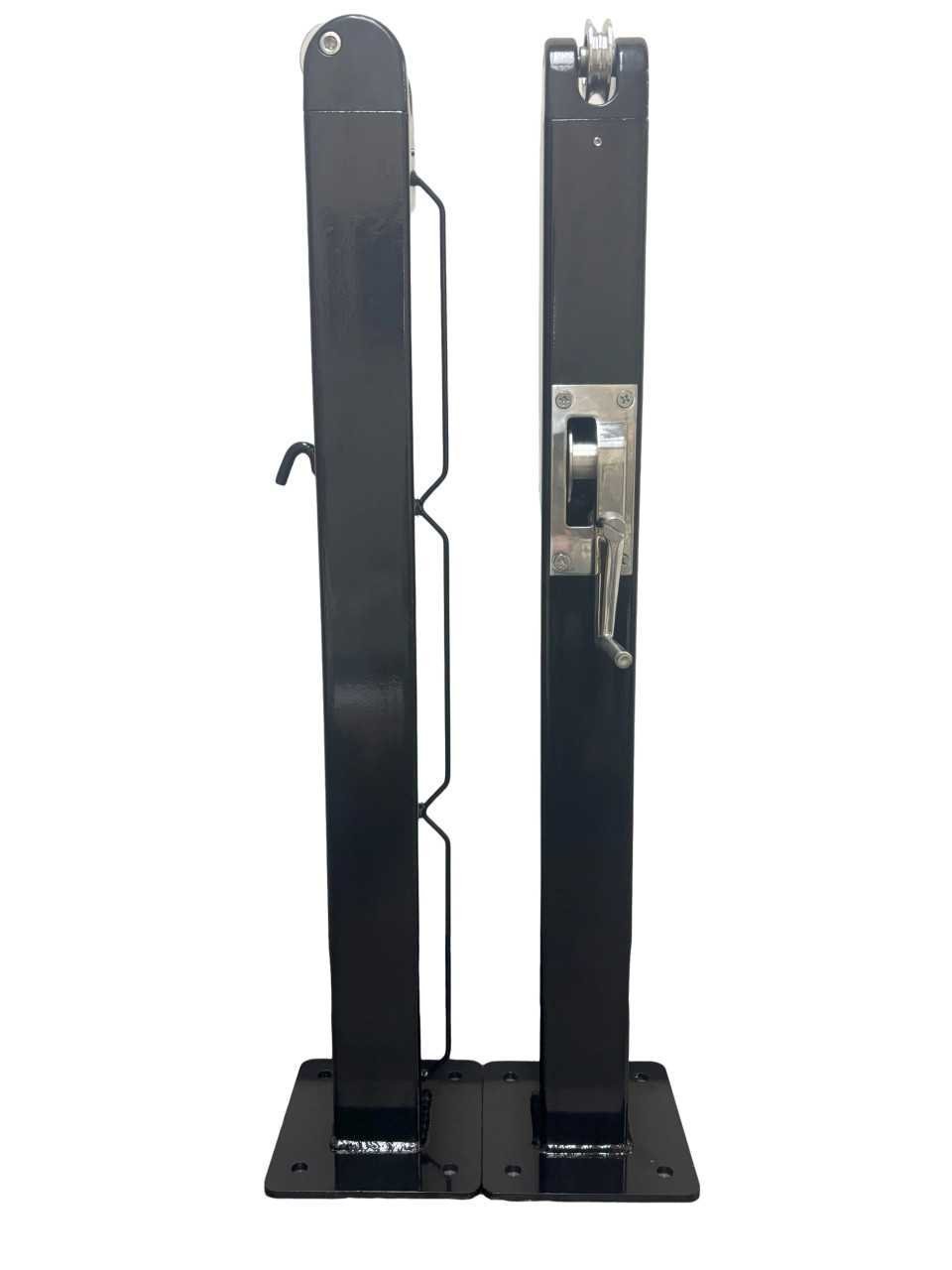 Spartan Titan Pro 3" Square Surface Mount Pickleball Net Posts 1 Spartan Titan Pro 3" Square Surface Mount Pickleball Net Posts