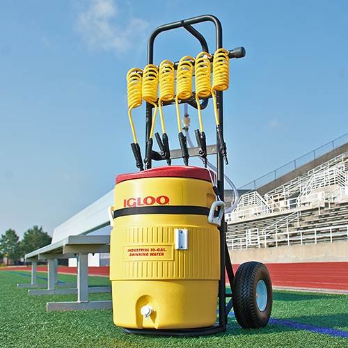 Sports Cool portable water chiller with refrigeration system for team sideline hydration