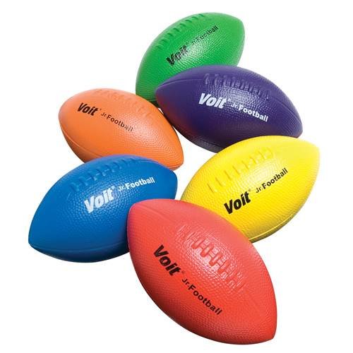 Voit Tuff Coated Foam Football full-size for indoor PE and recreation