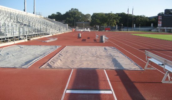 Landing Zone Pit Covers 1 Landing zone pit covers for high jump and pole vault sand pits
