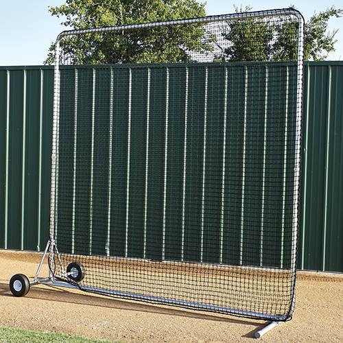 Pro Base Fungo Screen 10x10 large flat panel protective screen for baseball infield and fungo drills