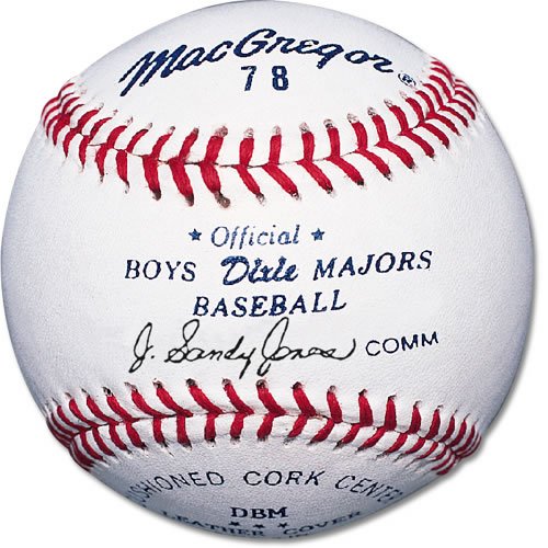 MacGregor #78 Official Dixie Boys Majors Baseballs