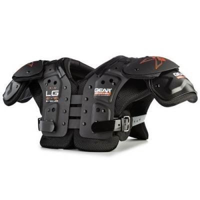 X3 Youth JV football shoulder pads with Compressed Hex Foam technology