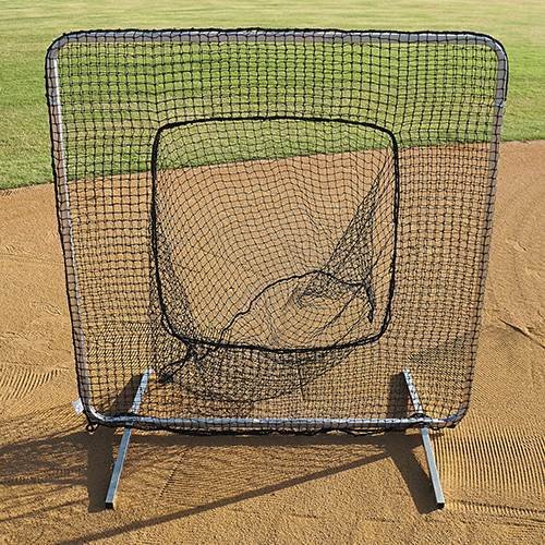 Replacement slip-on sock net for Collegiate protector screen with ball containment pocket