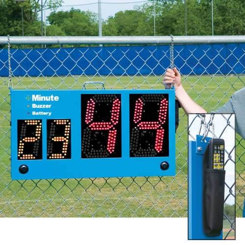 Segment timer with wireless remote for practice and game timing